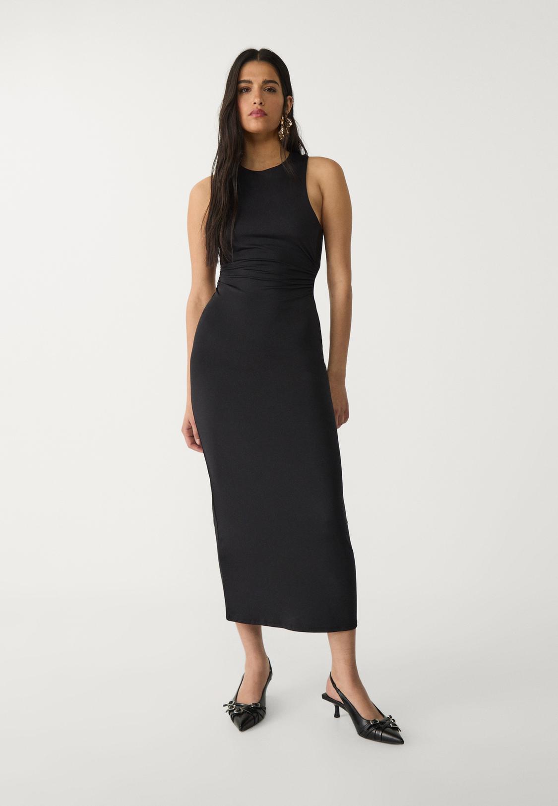 Vestido Largo Stradivarius Chaleco Vestido Vestido Corto - Main Image