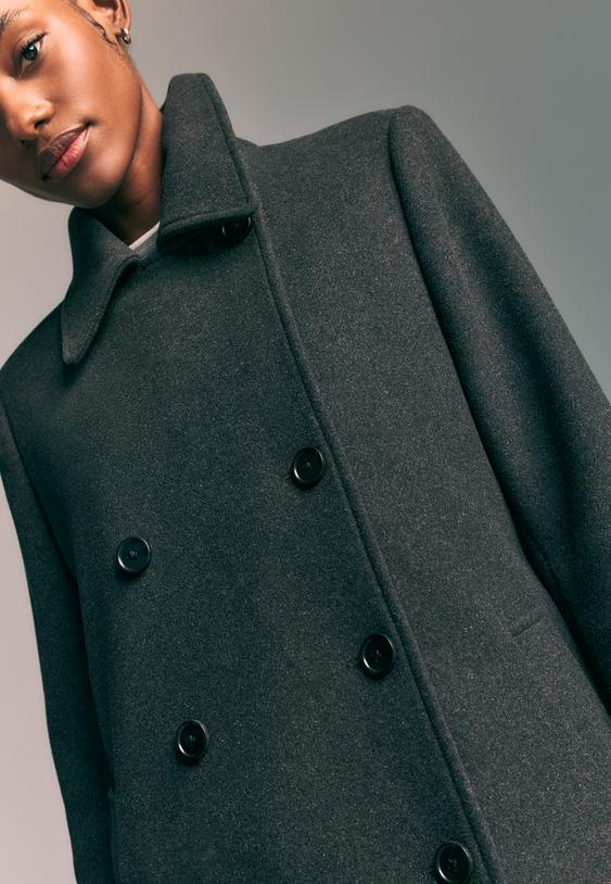 faux fur collar coat