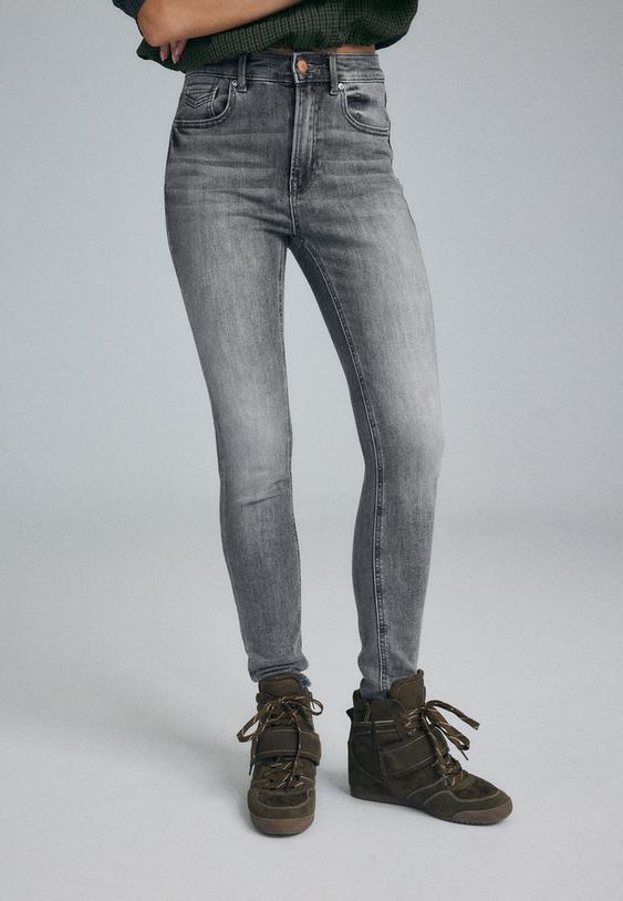 d07 jeans skinny a vita alta