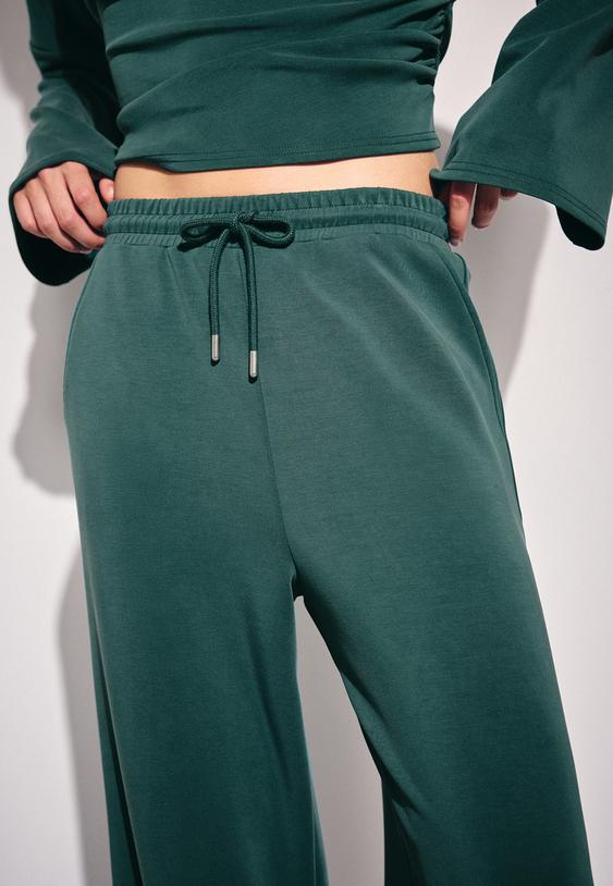 Mekane Palazzo Jogger Hlače