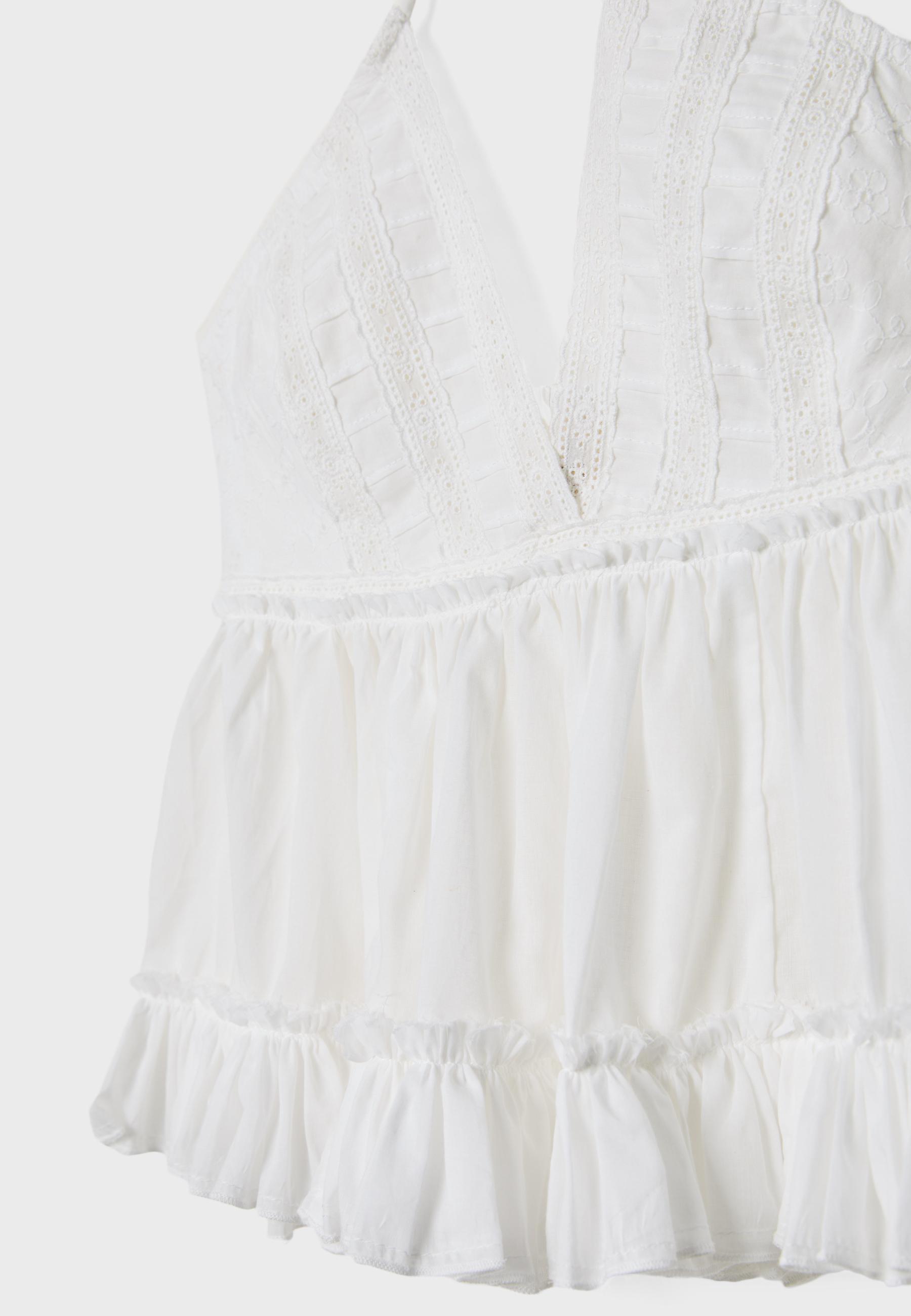 トップス litmus HerPraha circular bustier white Rhodora Bustier | Aritzia CA