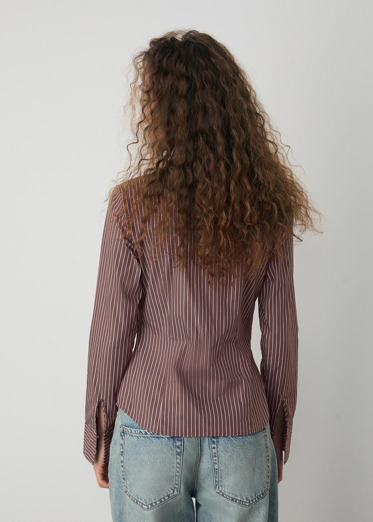 camisa basica fitted rayas