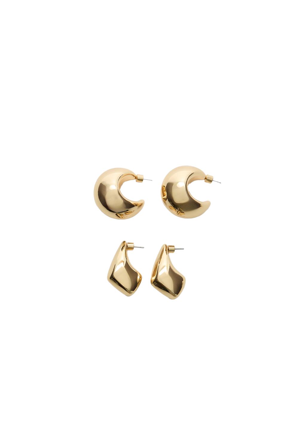 Set 2 pendientes volumen