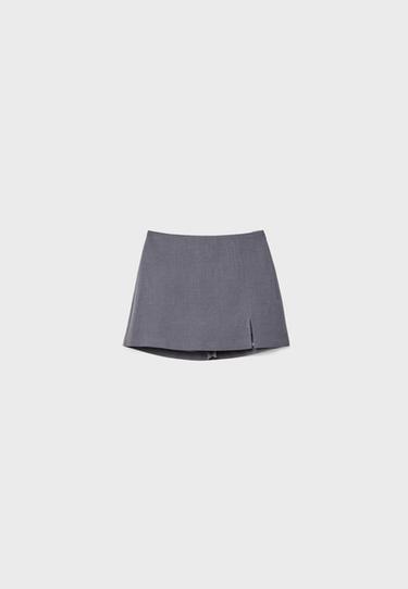 Side split skort — Dark grey 7