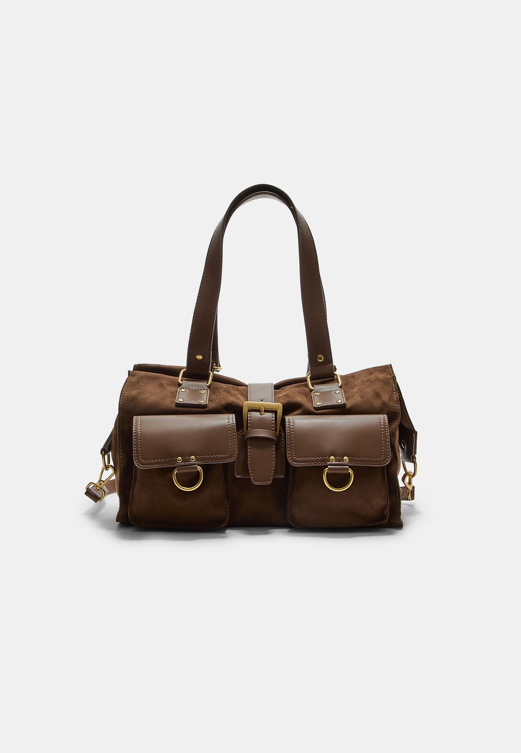 Shoulder bag with pockets
