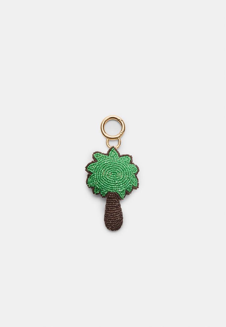 llavero charm palmera