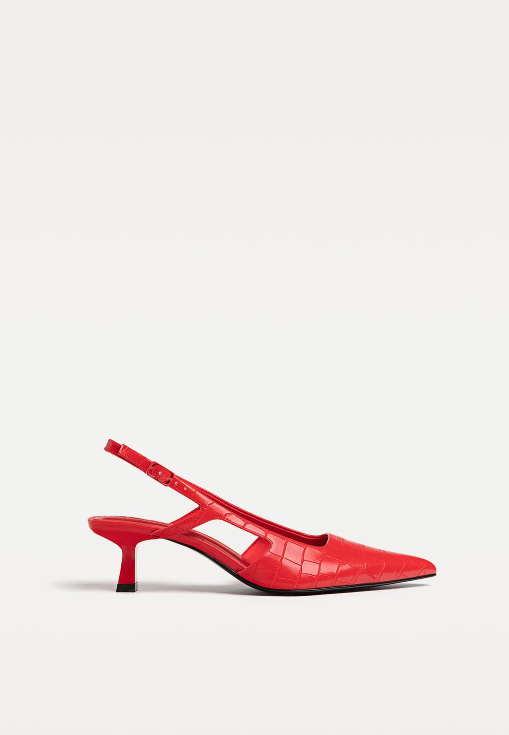 Scarpe kitten slingback