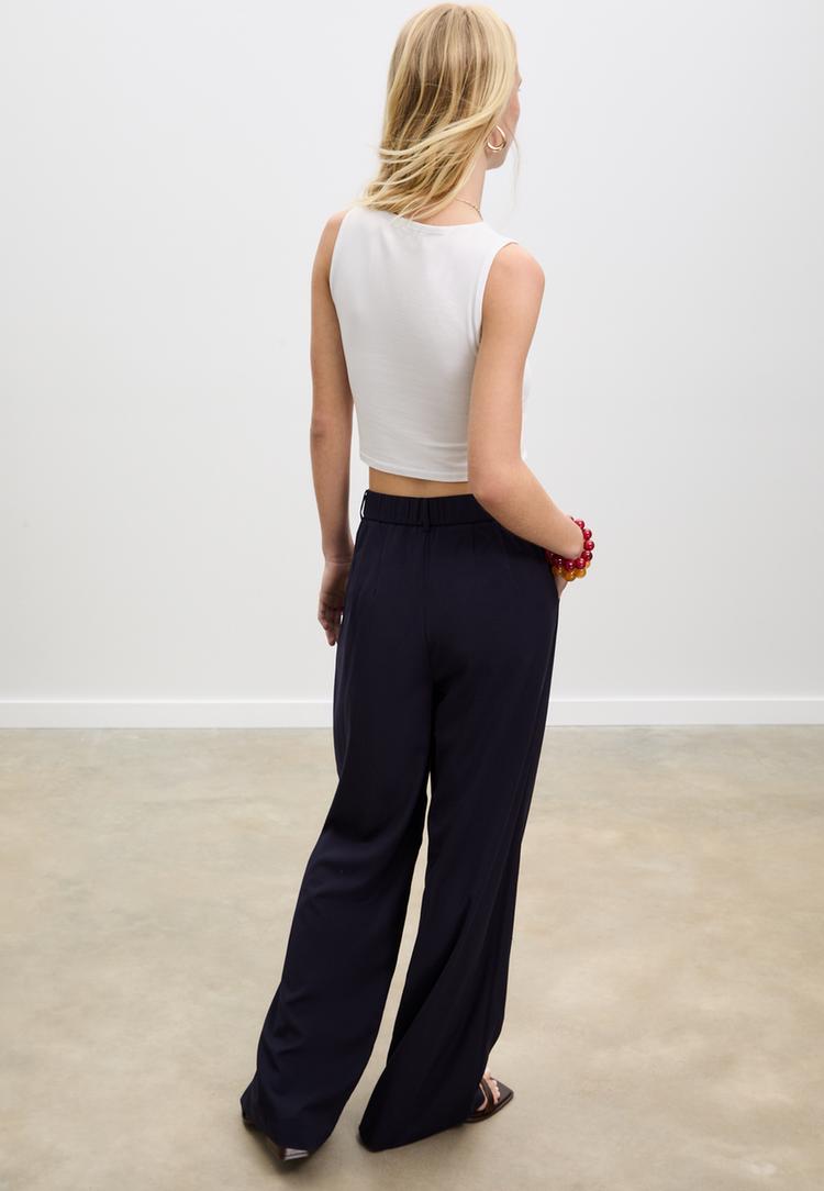 pantalon met wijde pijpen