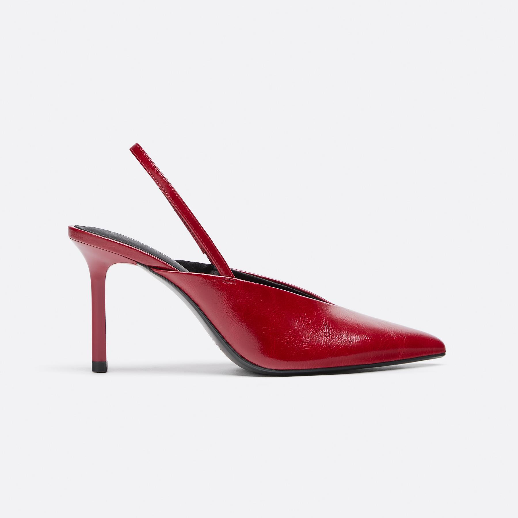 Zapatos tacón escote pico