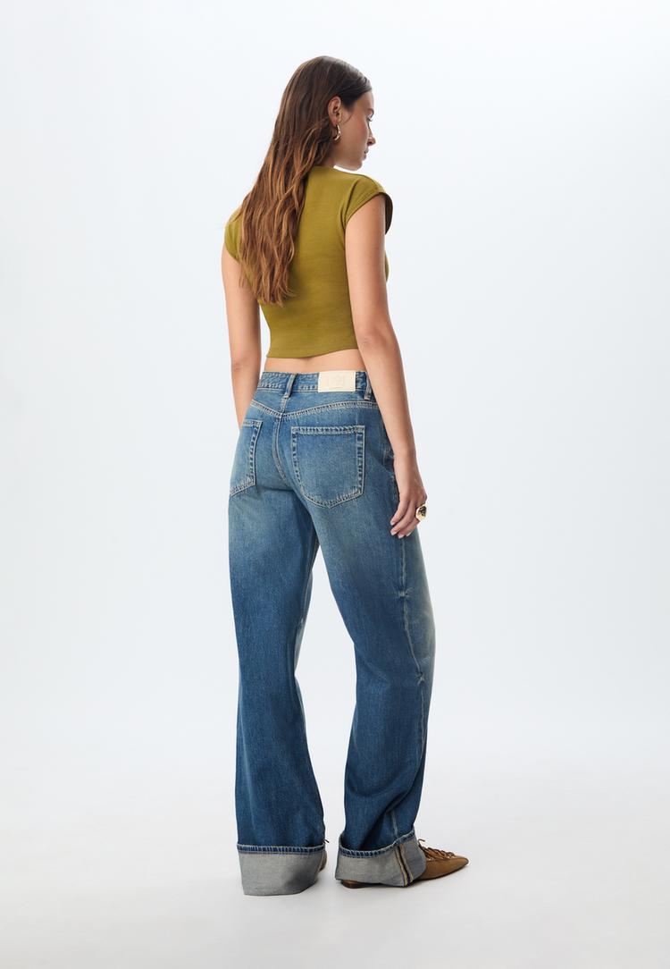 d91 dusuk bel genis paca jean l01441899