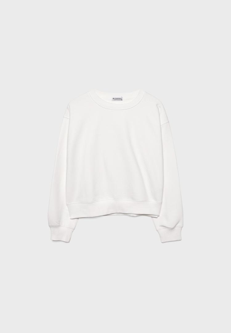 Bisiklet yaka basic sweatshirt_5