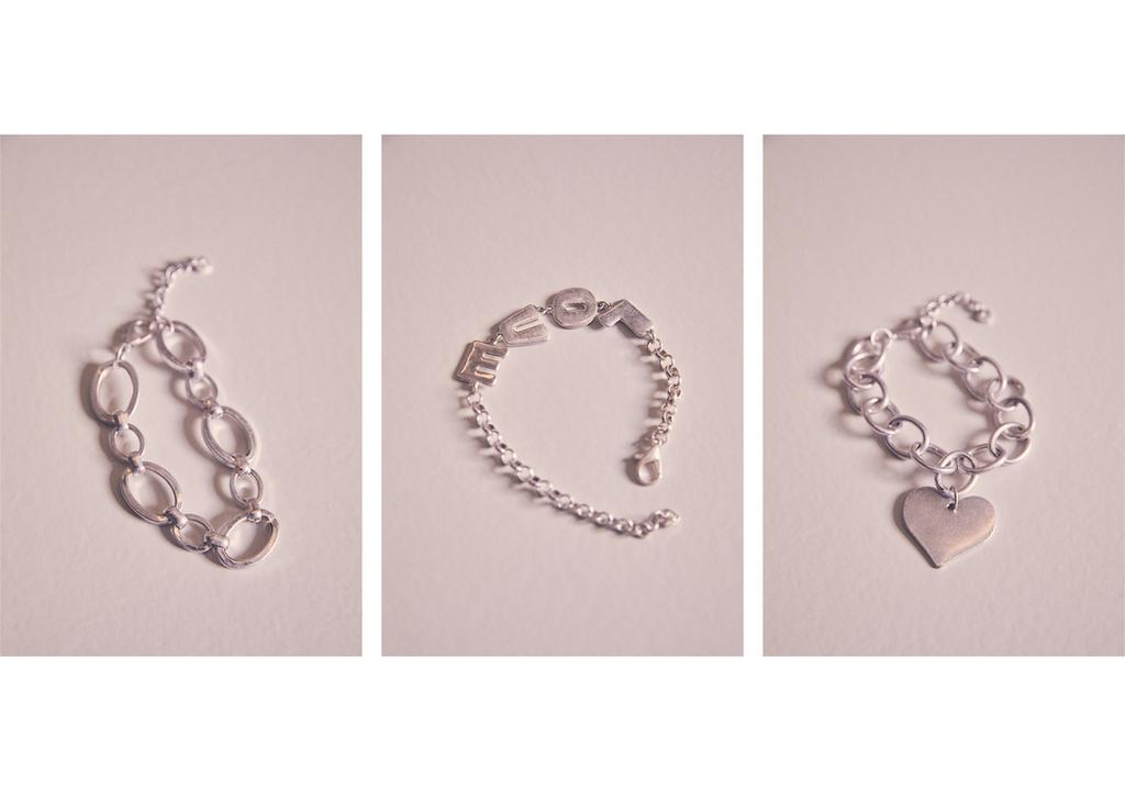 Set of 3 love bracelets