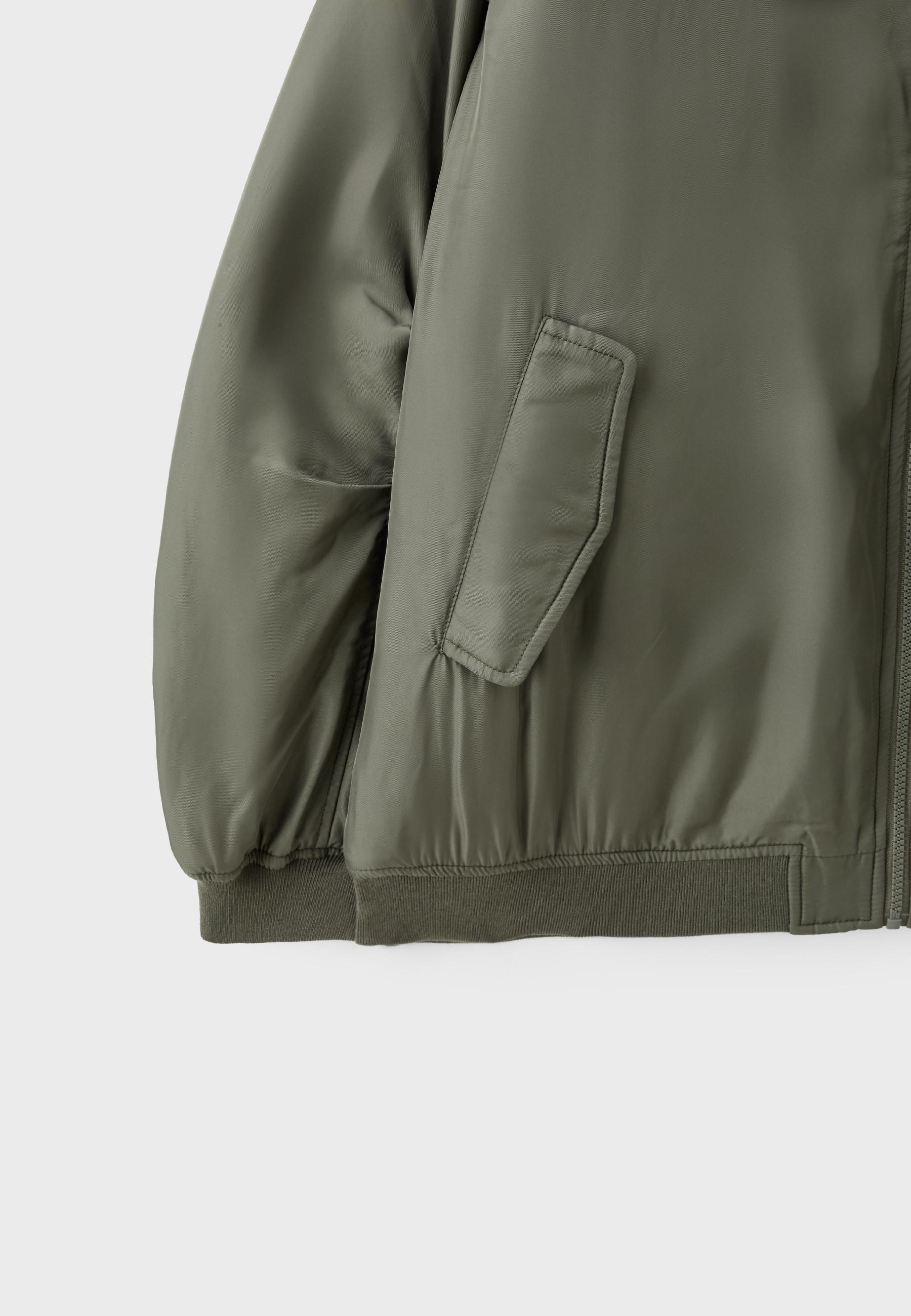 Oversize bomber jacket — Khaki