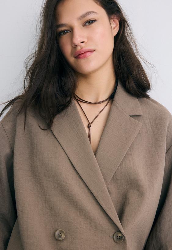 americana fluida doble botonadura