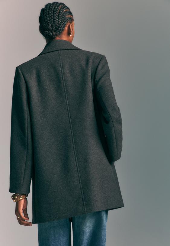 faux fur collar coat