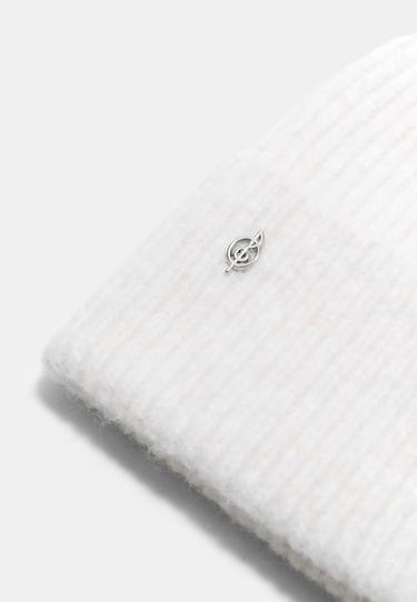 Basic knit beanie — Ecru 3