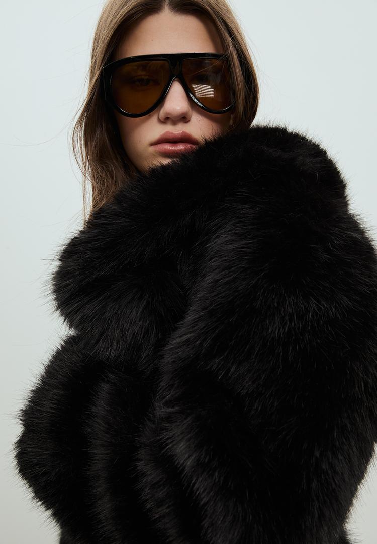 faux fur jacket