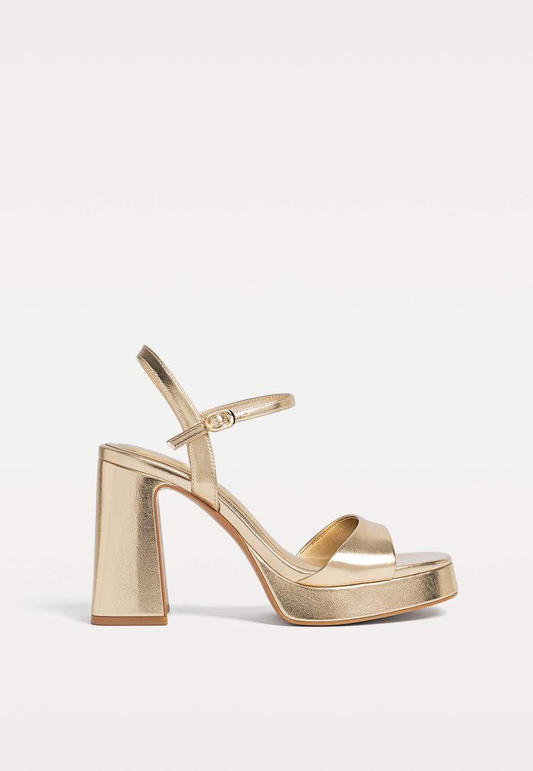 sandalias tacon plataforma