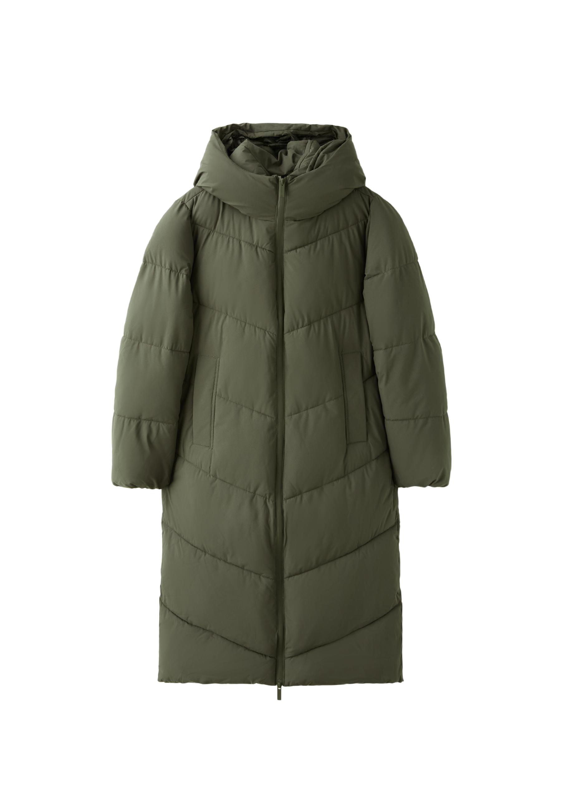 Basic padded coat — Khaki