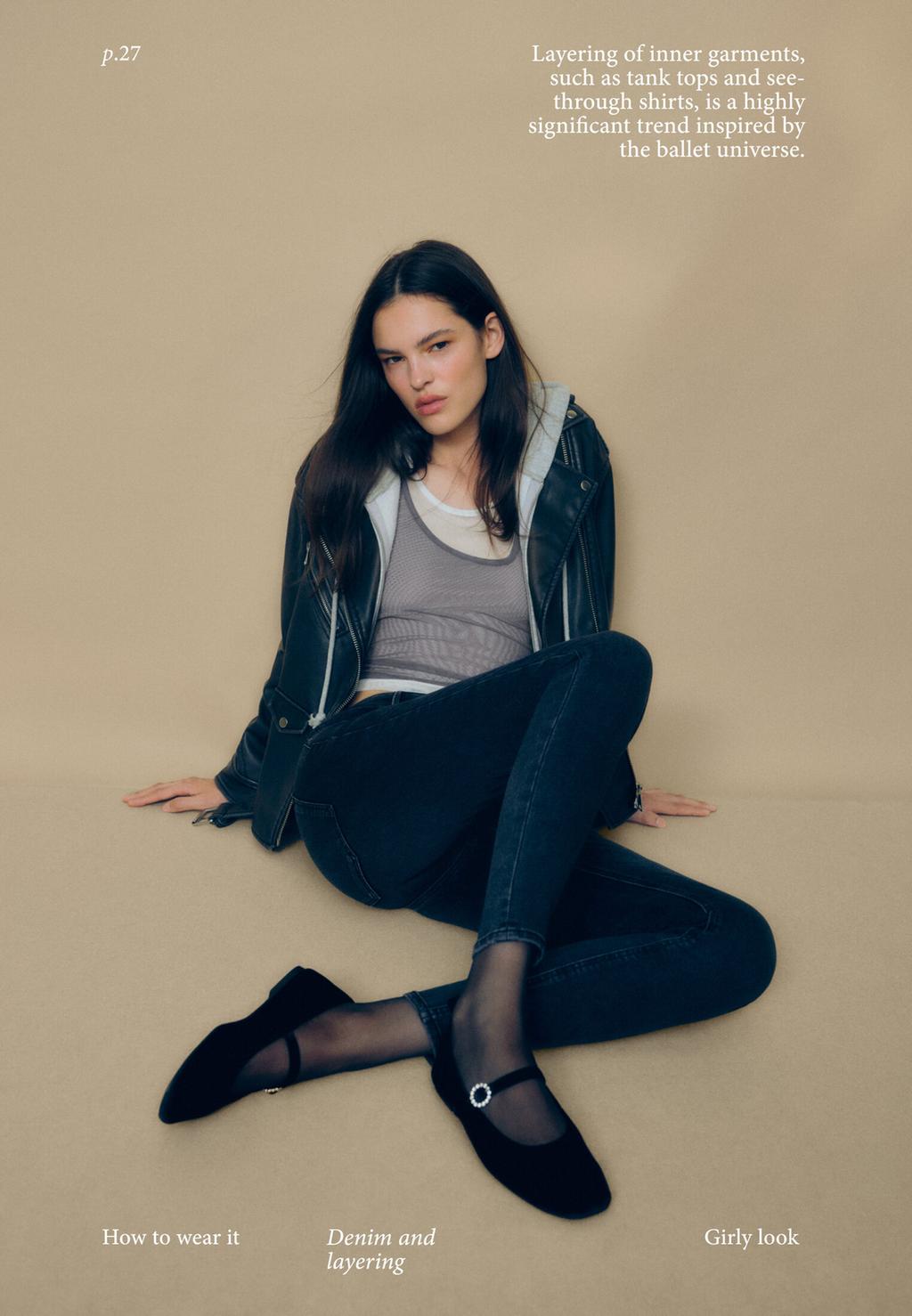 Cazadora biker oversize efecto piel