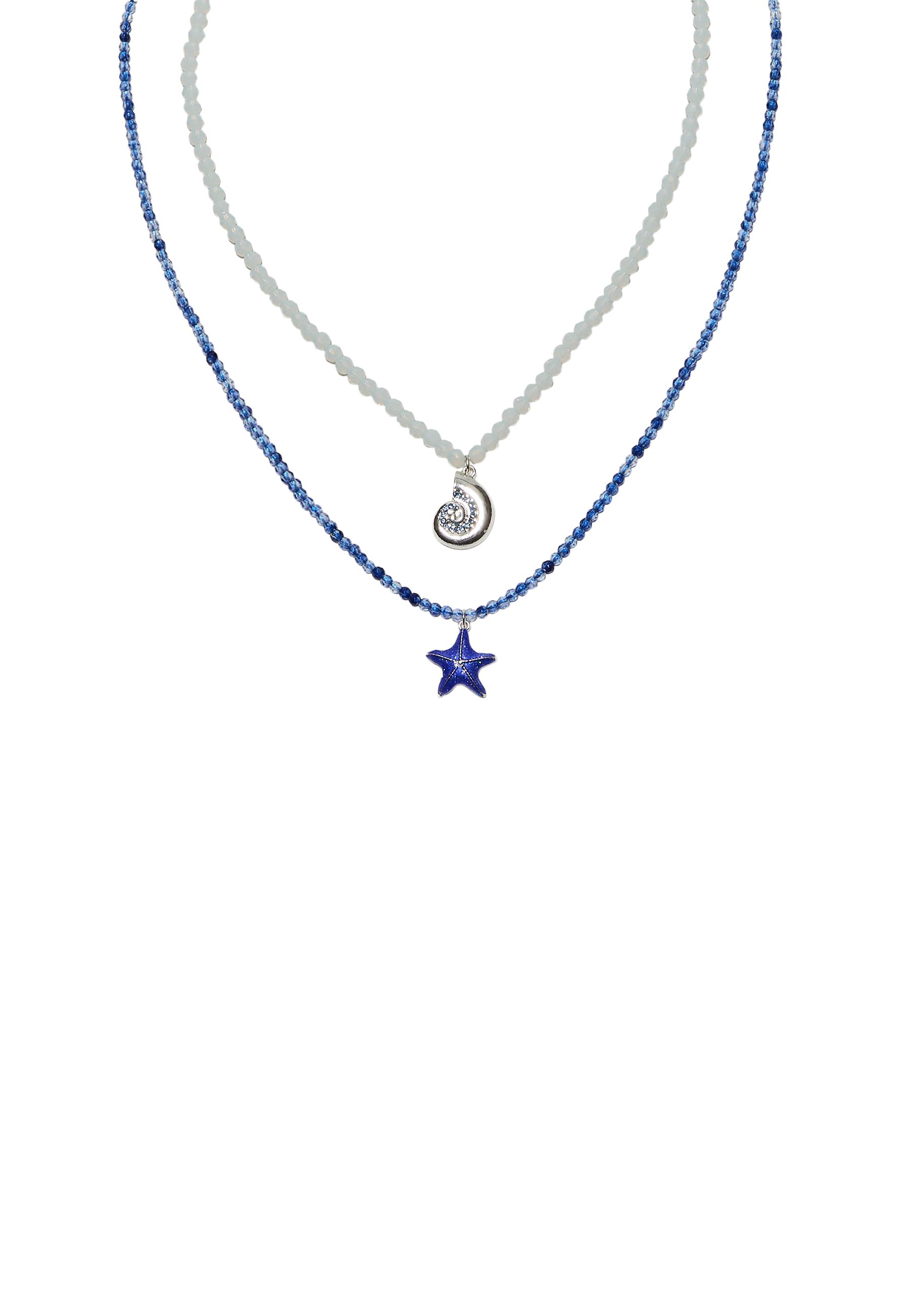Set of sea bead necklaces — Grey
