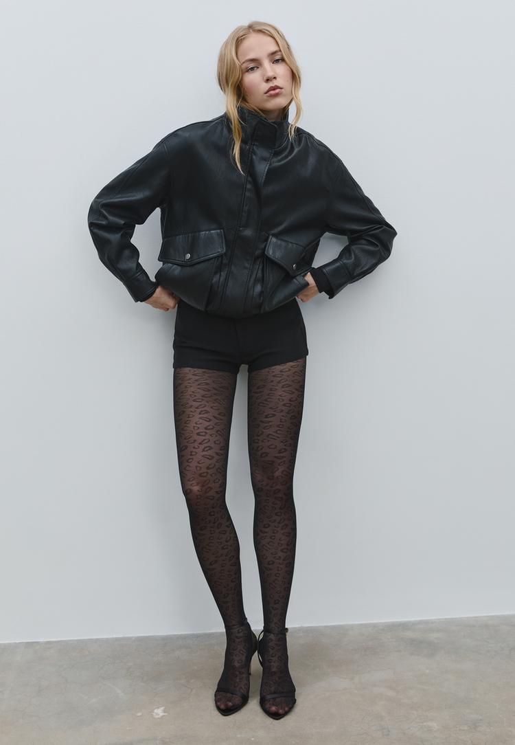 collants de leopardo 30 denier