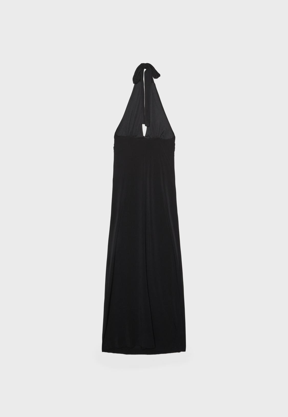 quinceanera dresses black High Neck Midi Dress main image 0