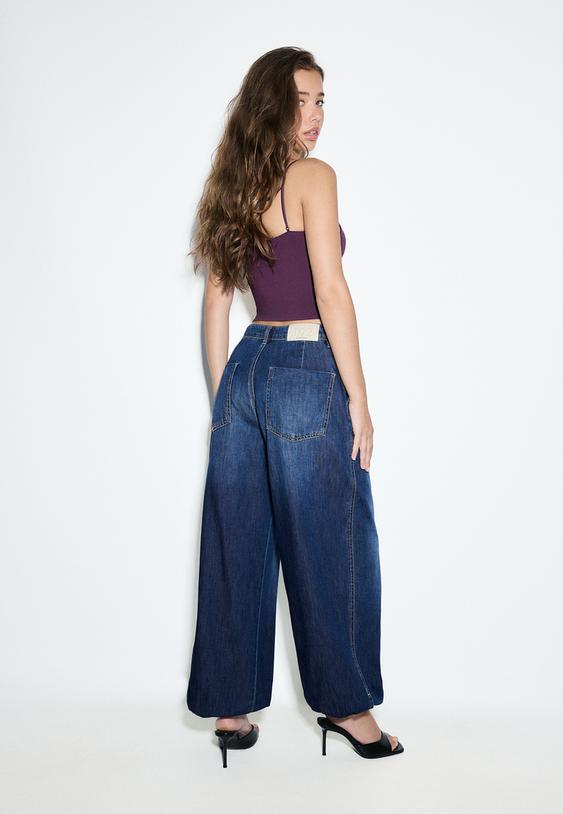 jeans estilo bombachas 100 algodao