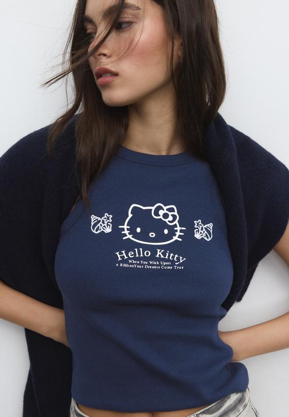 camiseta nadadora hello kitty