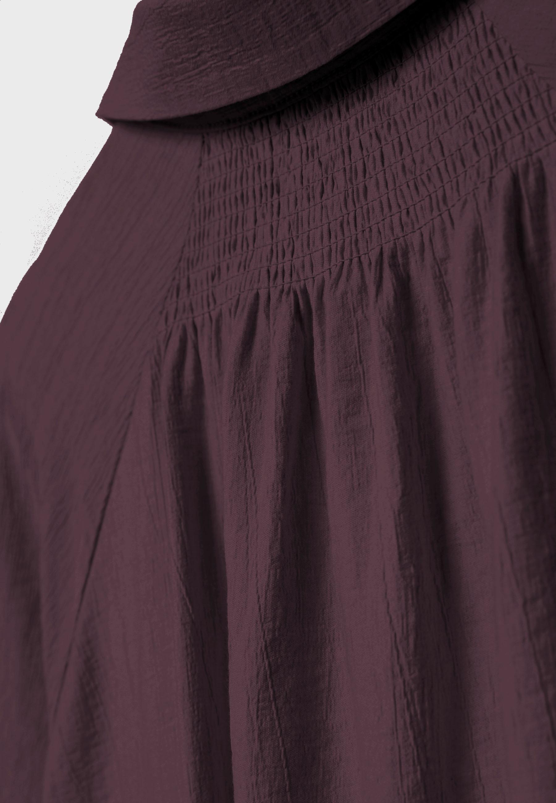 Button-up flowing shirt — Purple