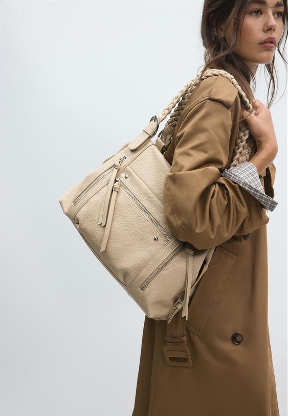sac porte epaule anse tressee