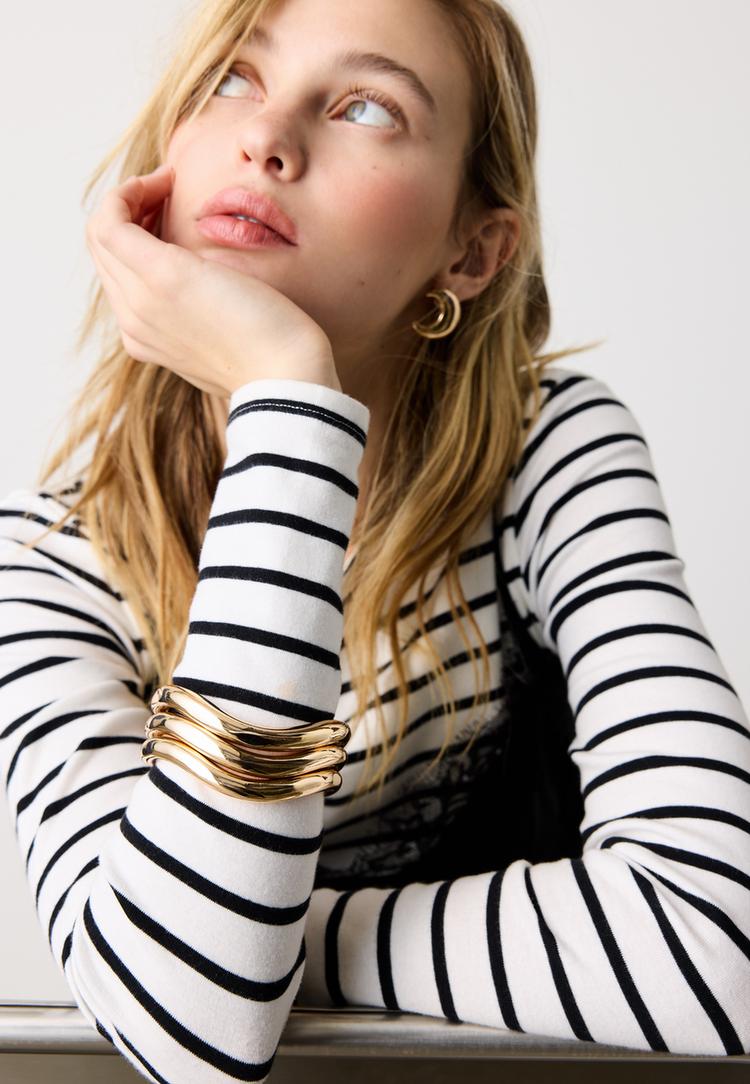 conjunto de 3 pulseiras rigidas