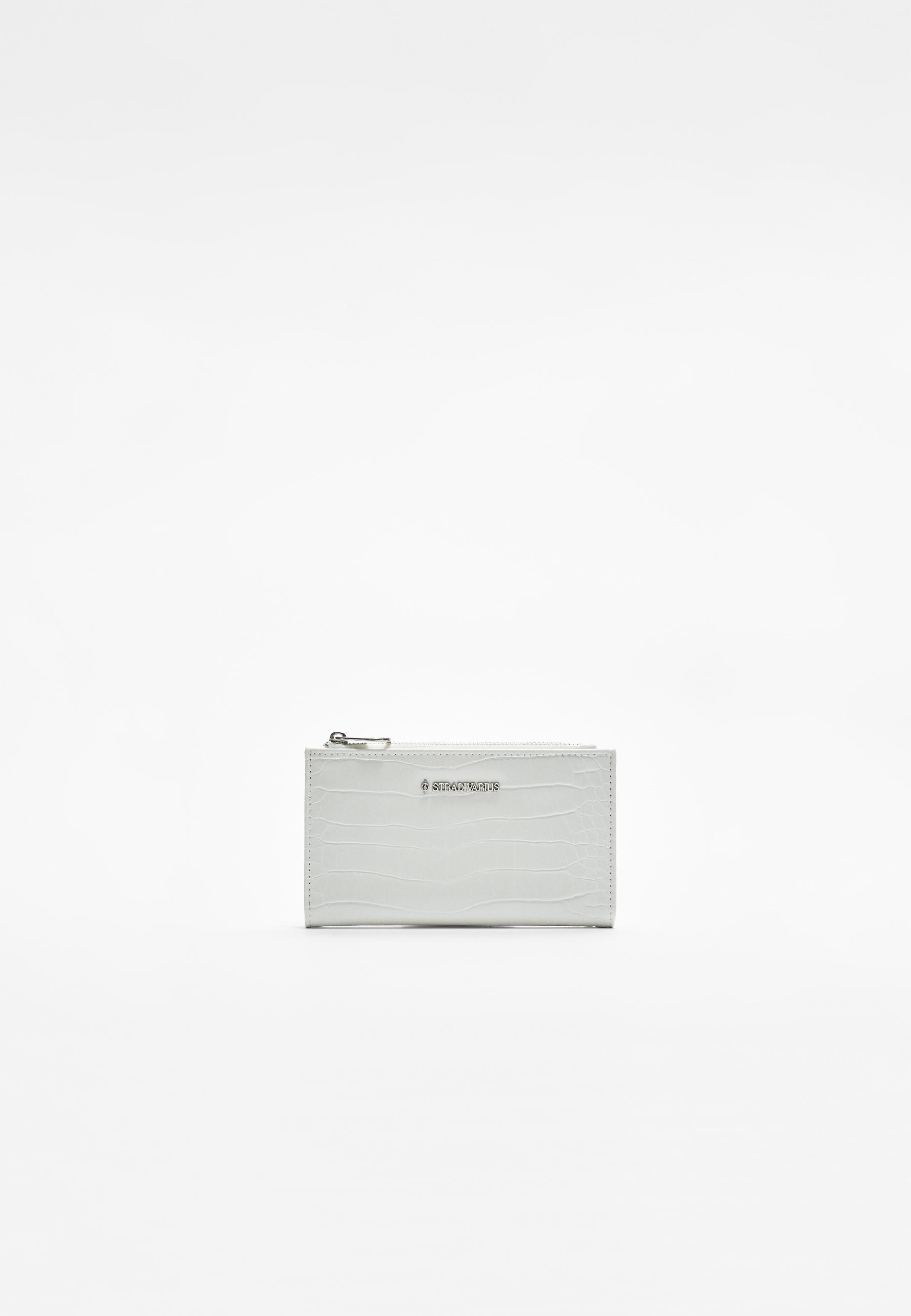 Basic mock croc wallet - Women's fashion | Stradivarius