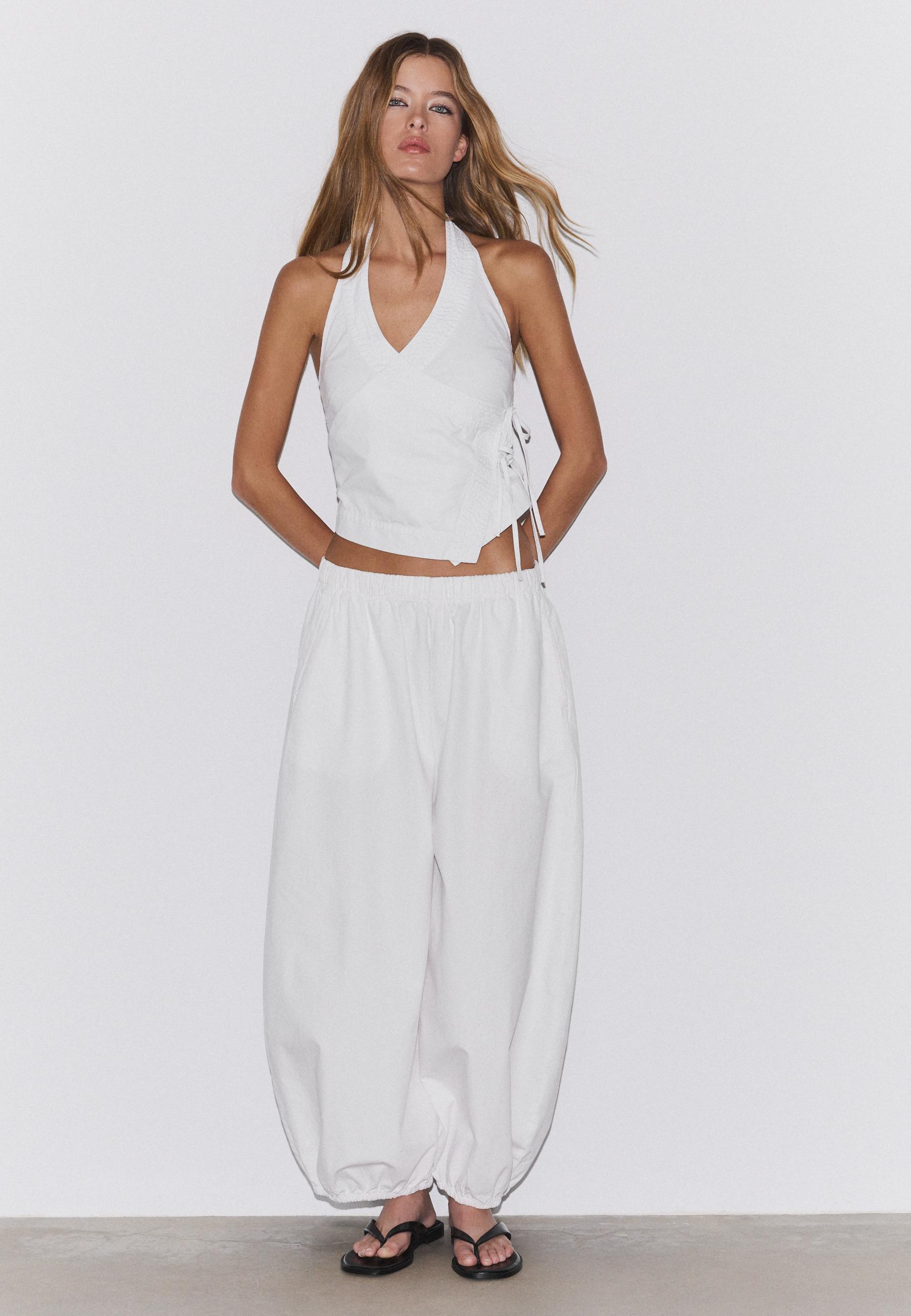 Halter kruvaze top - Görsel 2