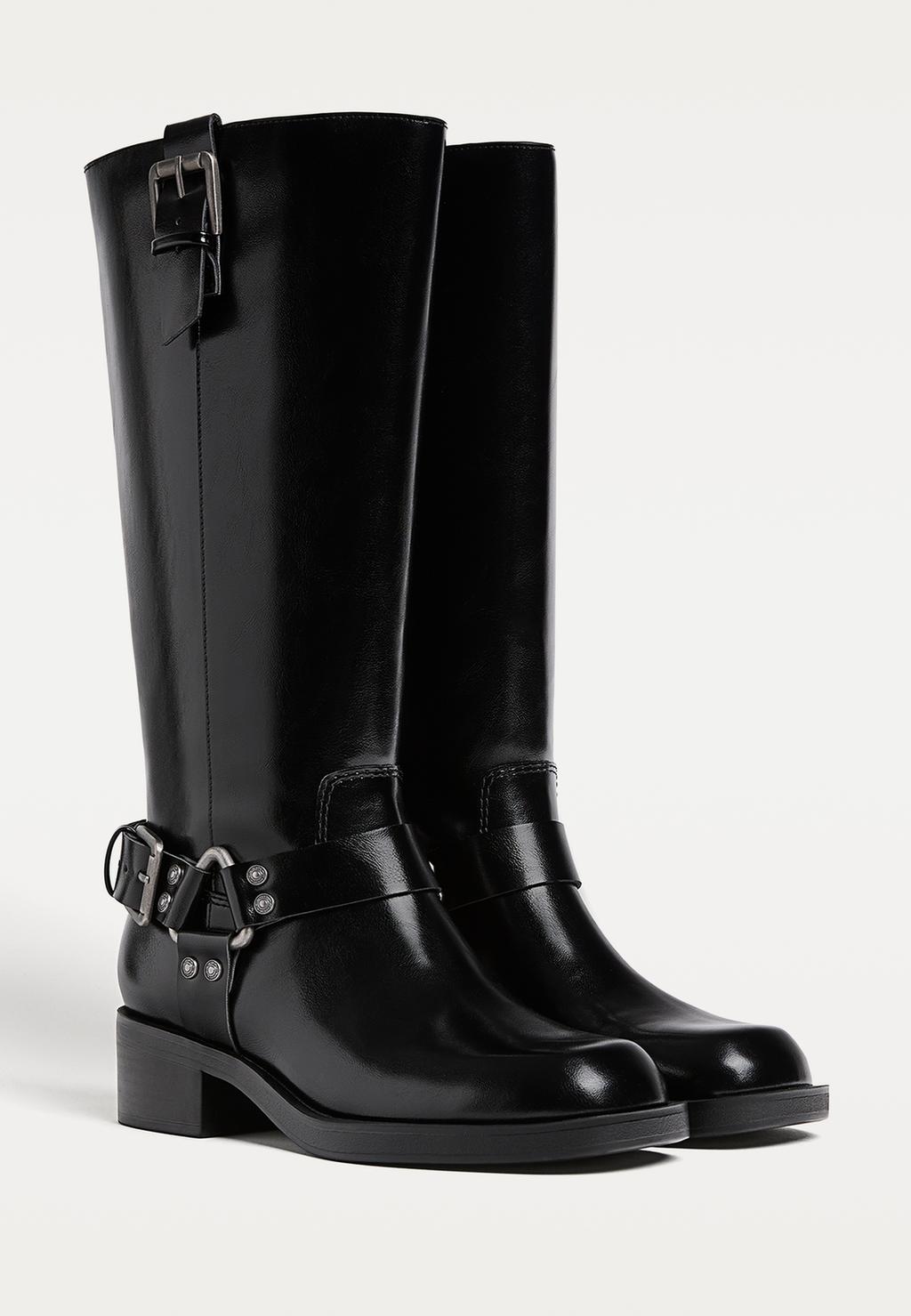 Botas planas hípicas