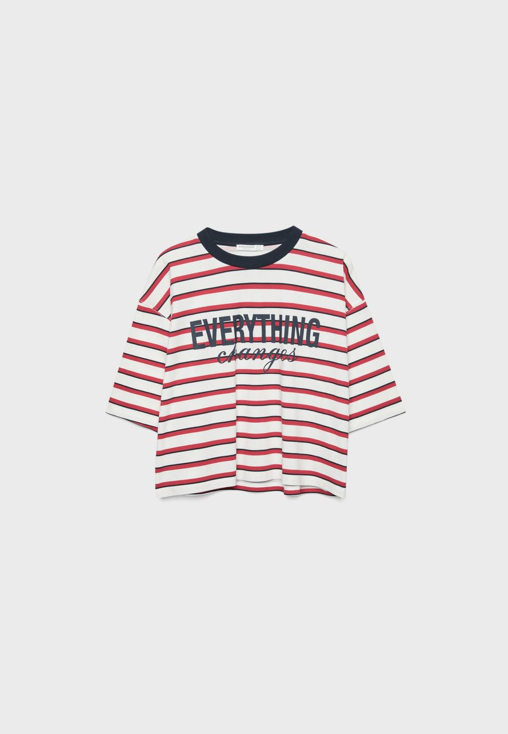 Maglia a righe basic Cecil donna art. 323885