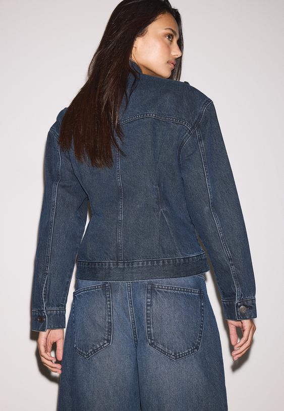 kruvaze denim ceket