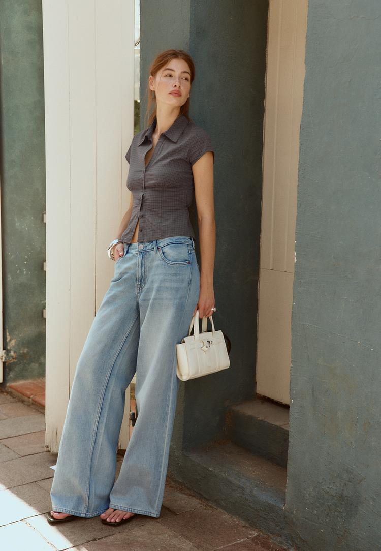 d91 dusuk bel genis paca jean