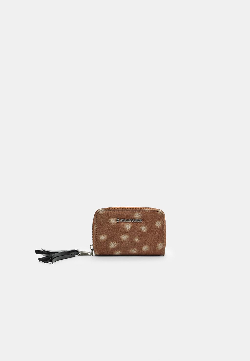 Monedero cremallera estampado
