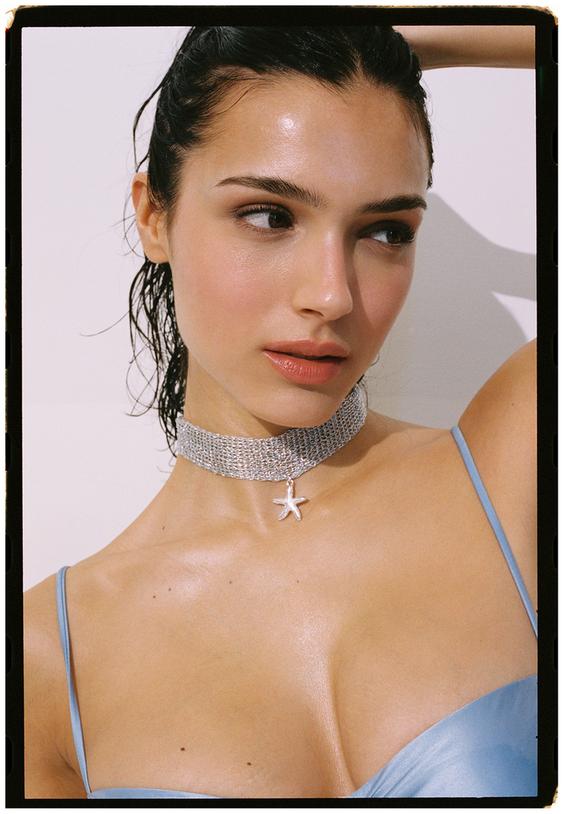 lot de 2 colliers charms marins