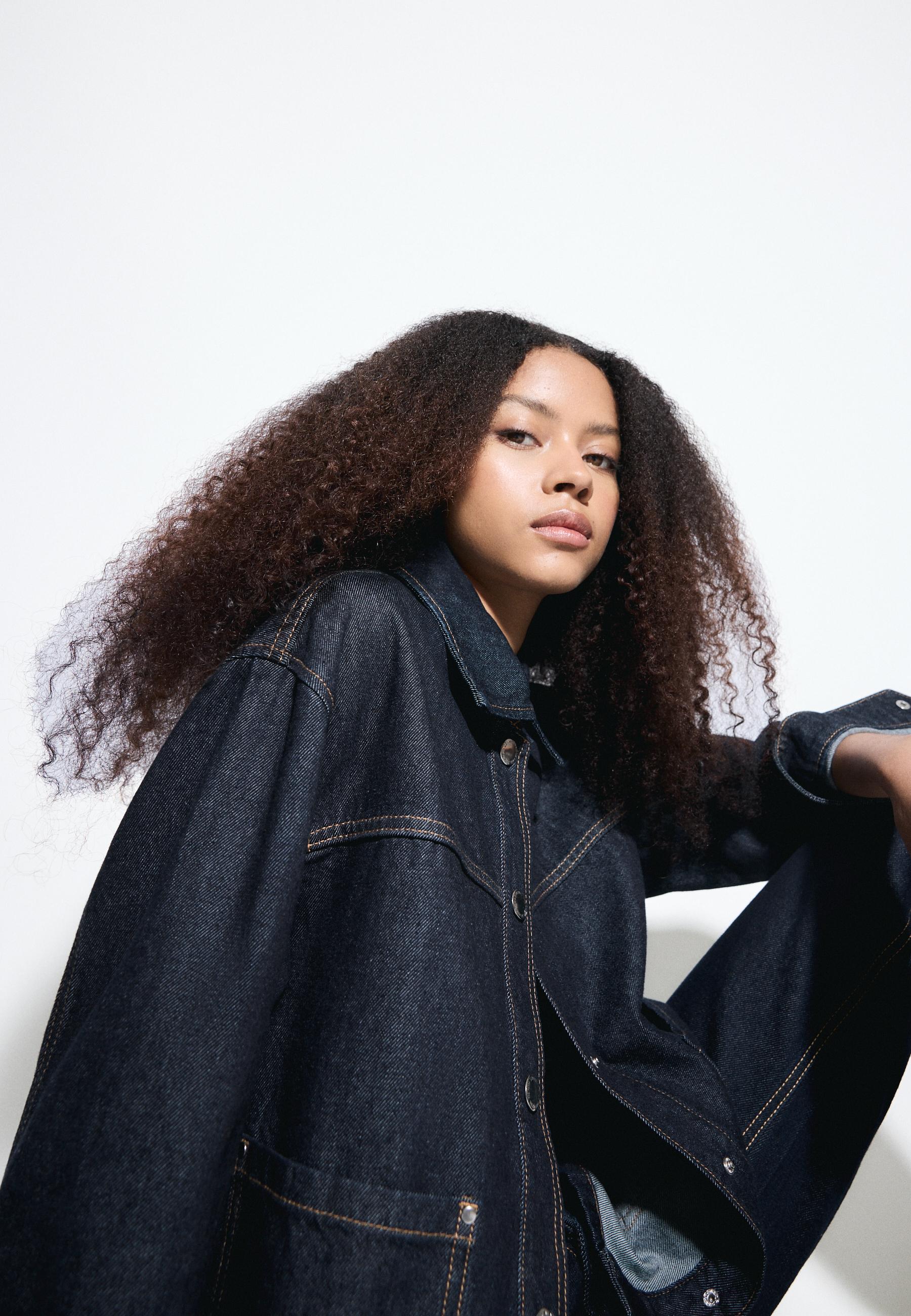 Denim jacket with pockets — RINSE BLUE DENIM