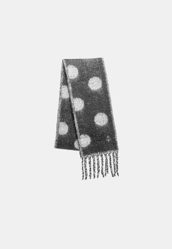 echarpe a pois