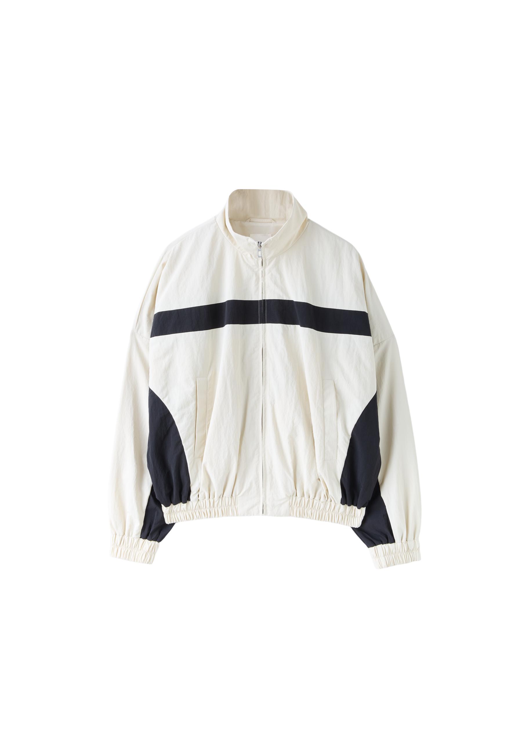 Technical windbreaker jacket — Ecru
