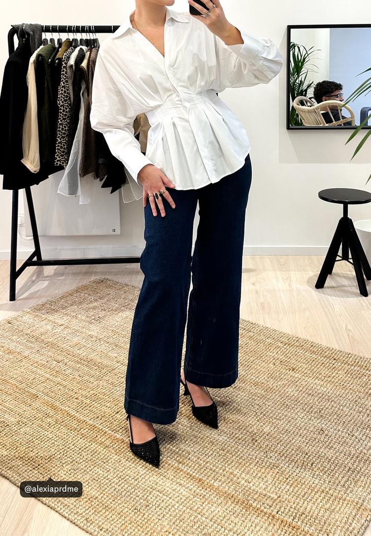 piliseli poplin gomlek