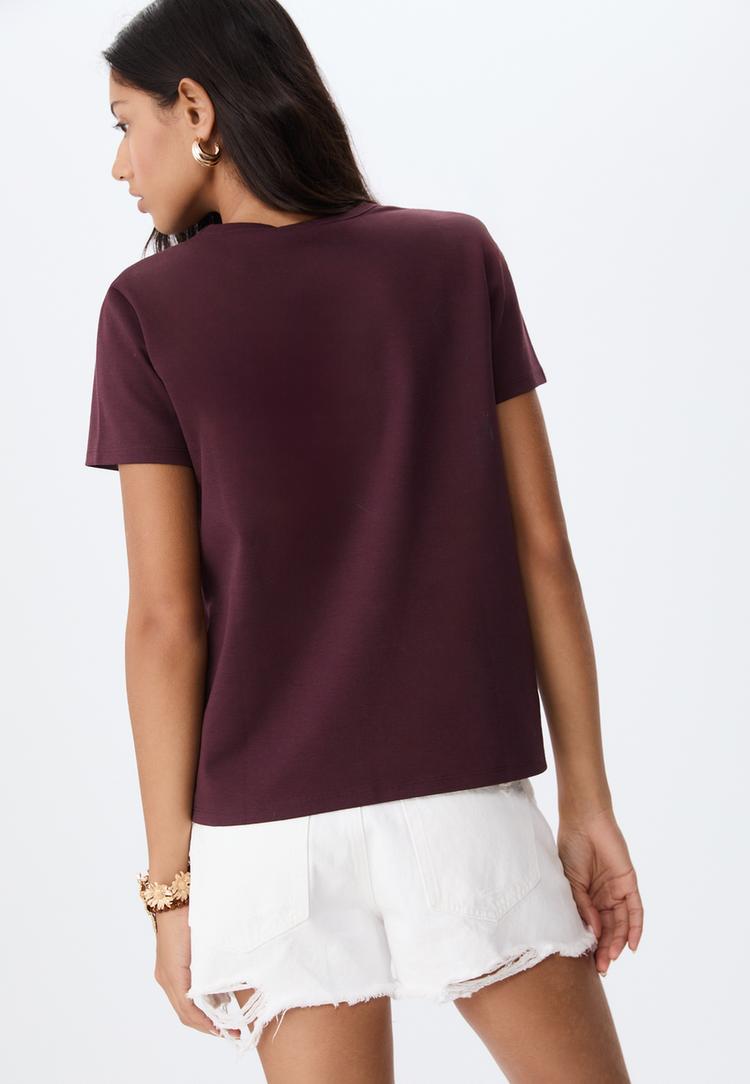t shirt basique regular toucher doux