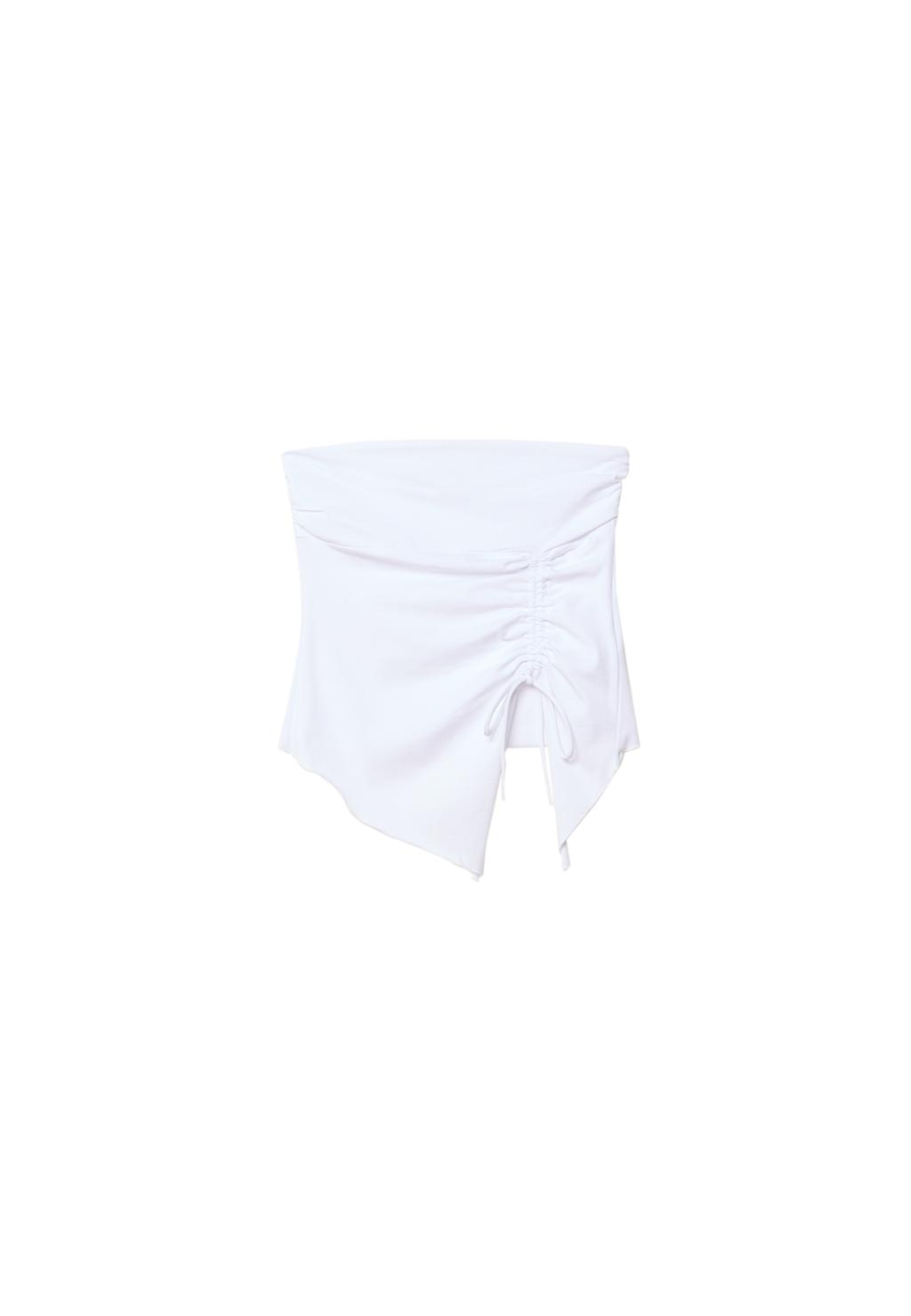 Zmarszczony top bandeau