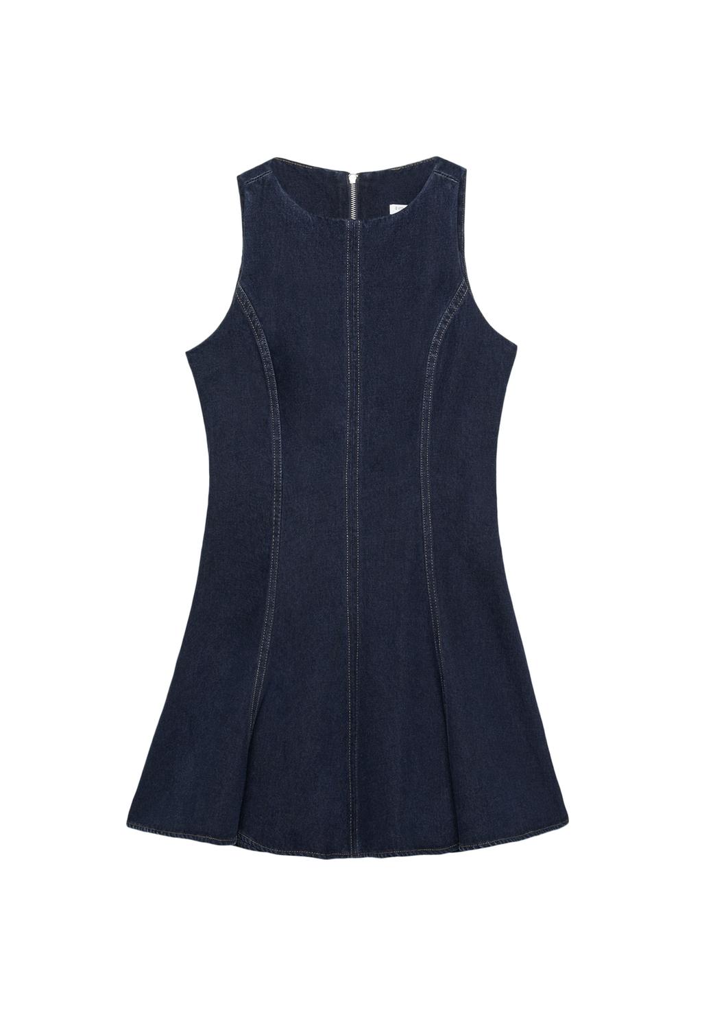 Robe courte en jean