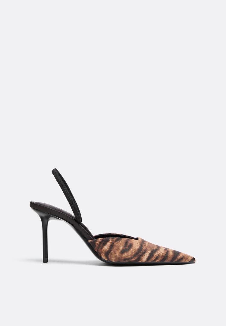 Stradivarius Pantofi Cu Toc Animal Print Seturi 40