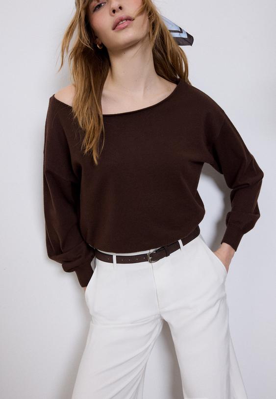 pantaloni fluidi dritti eleganti con cintura