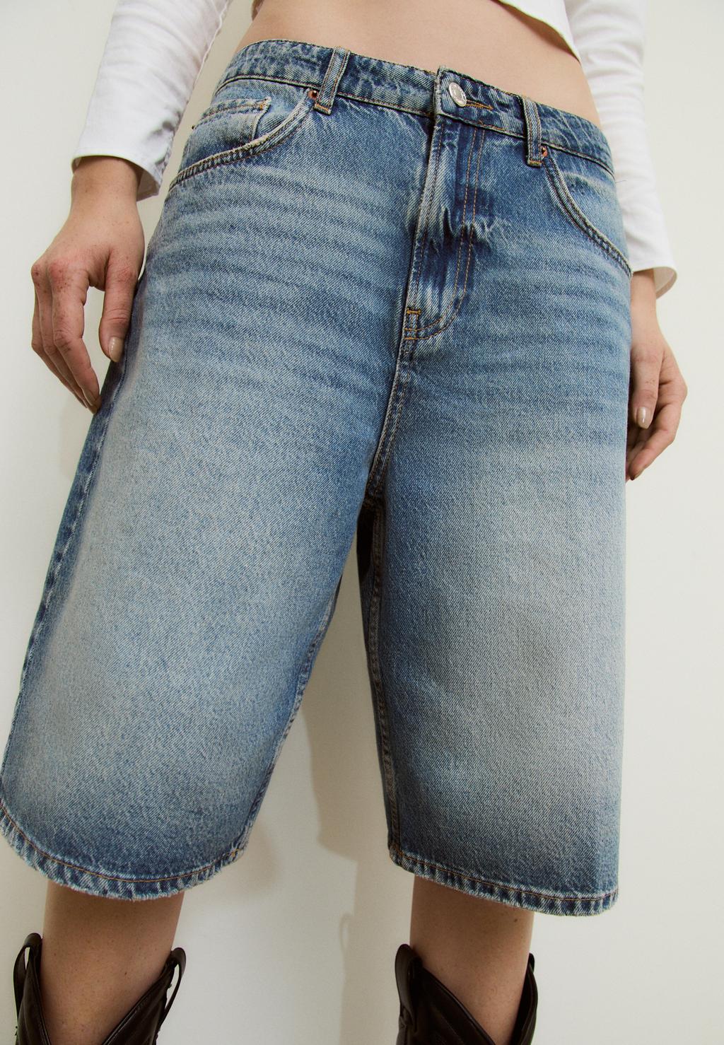 D95 Jort bermuda denim